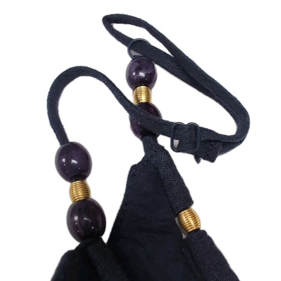 Calypso St. Barth Maxi Dress Womens Size XXL Navy Blue Flowy Linen Blend NEW NWT - Picture 6 of 16